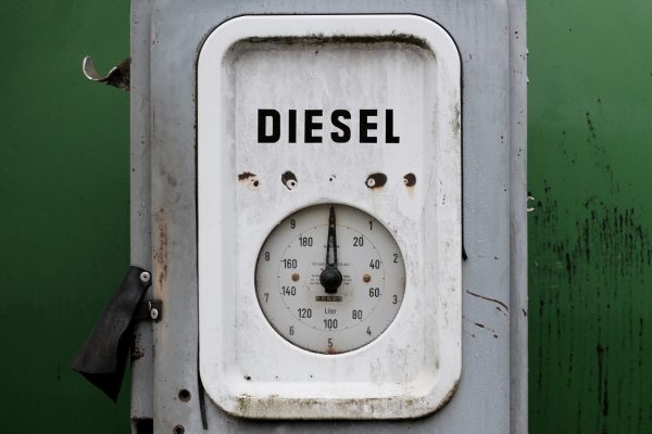 diesel, fuel gauge, gas station