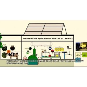 Hybrid Pembangkit Listrik Tenaga Surya PLTS PV-Genset Biogas 