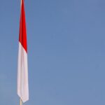indonesia, flag, indonesian, nation, nature, country, national, hoisted, sky
