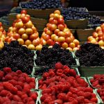 fruits, food, market