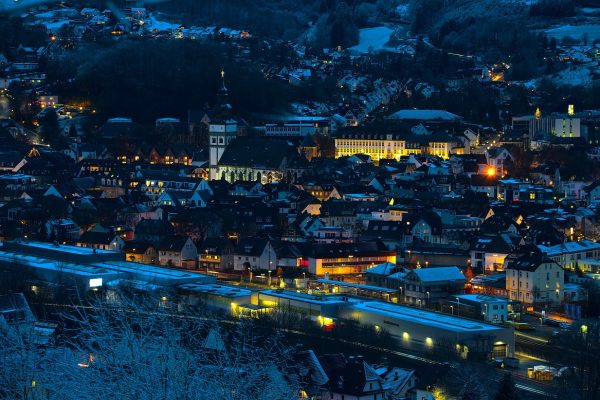 town, night, winter, village, season, north rhine westphalia, attendorn, night, night, night, night, winter, winter, winter, village, village, village, village, village