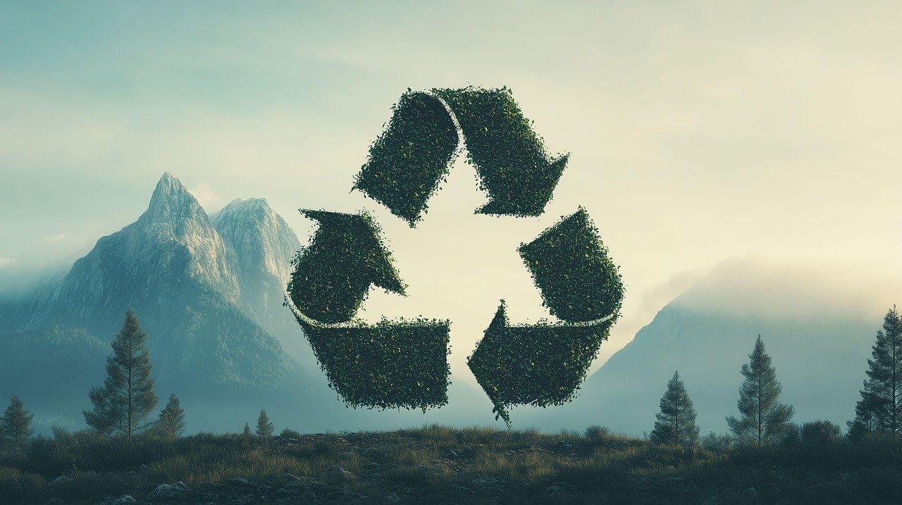 ai generated, recycle, recycling, go green, eco-friendly, sustainability, waste reduction, circular economy, green living, sustainable, environmentally friendly