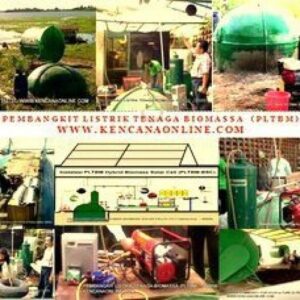 Hybrid Pembangkit Listrik Tenaga Surya PLTS PV-Genset Biogas 