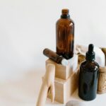 Brown glass bottles for essential oils, perfect for aromatherapy and natural healing.